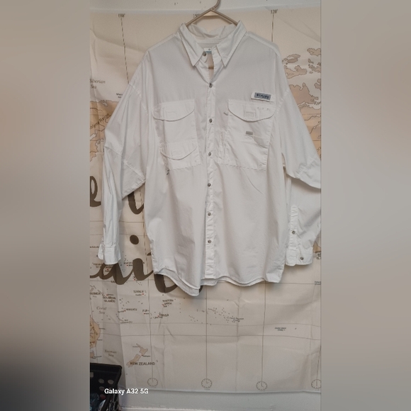 Columbia Men's White Shirt Size XL - Picture 2 of 14